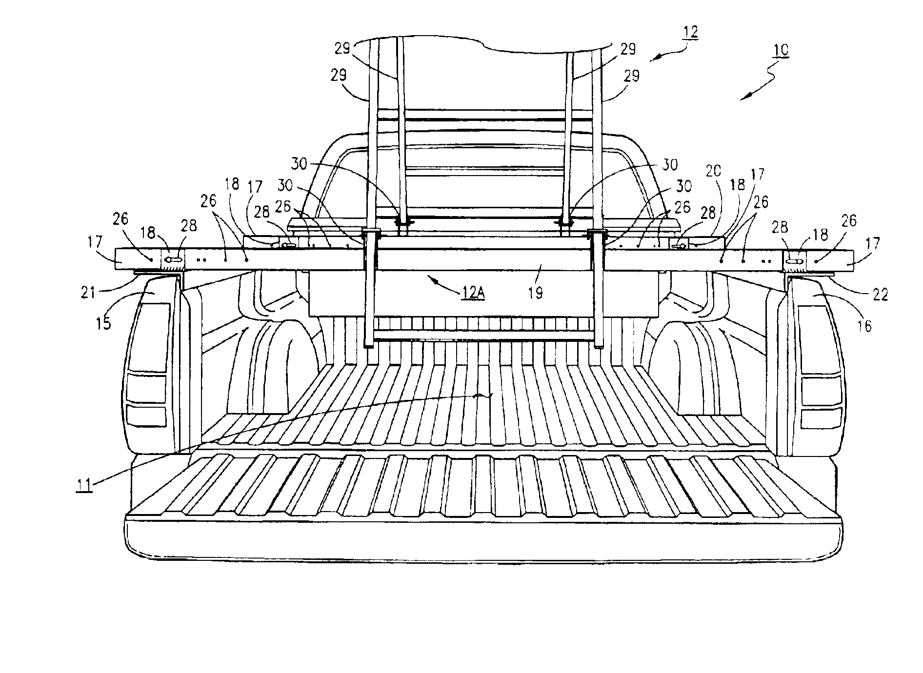 Portable folding observation tower for attachment to a vehicle