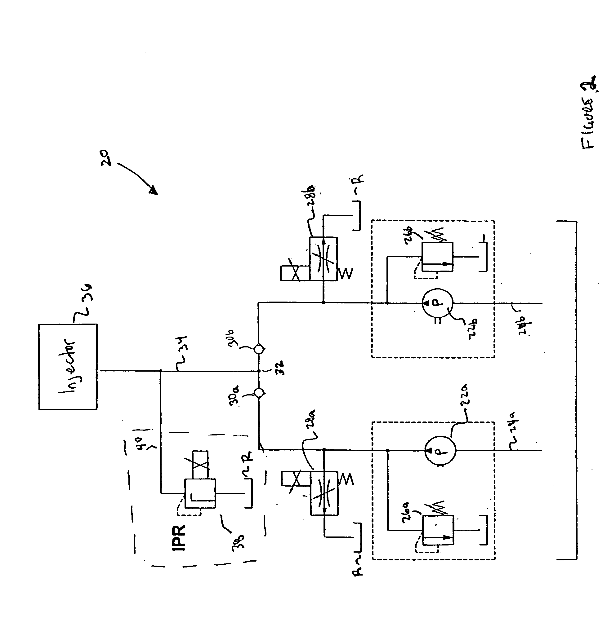 Multiple stage pump with multiple external control valves