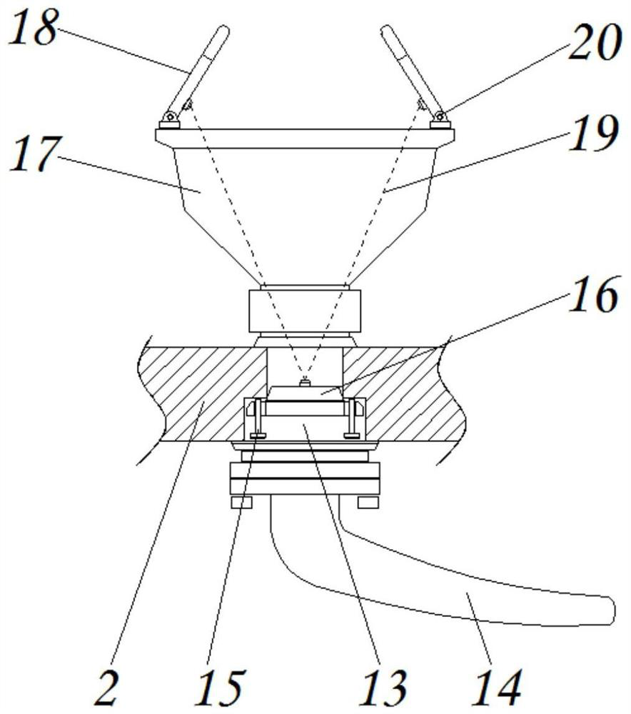 Sealing splash-proof mechanism for chemical liquid material proportioning and mixing treatment equipment