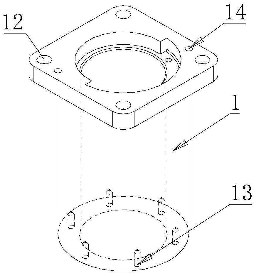 Novel lifting type positioning device for movable workbench of press machine