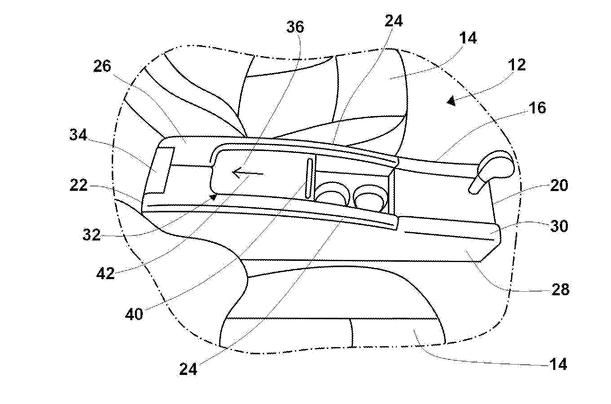 Flexible interior trim component having a smooth surface
