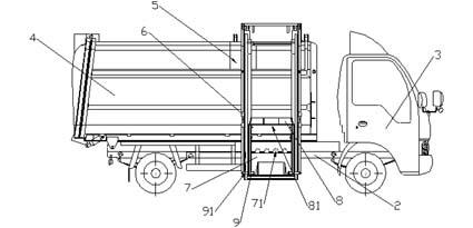 Rubbish carrier loader