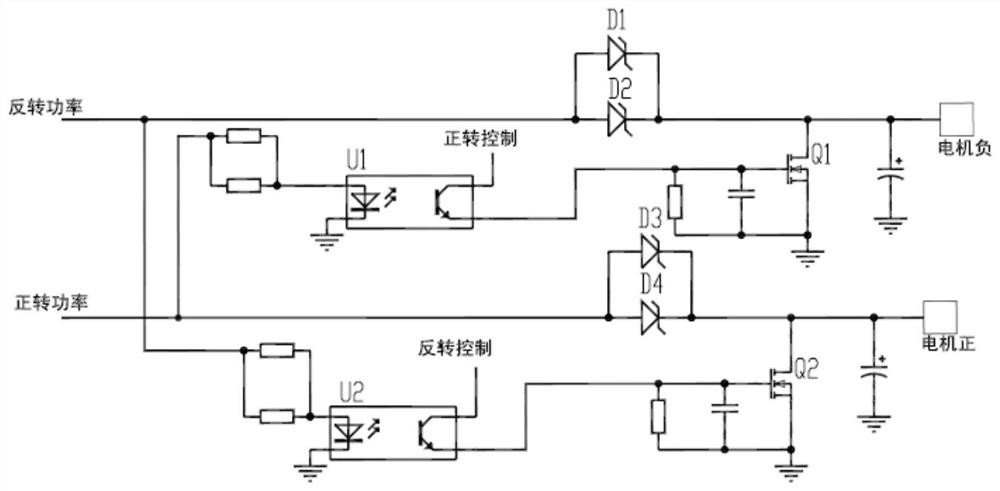 DC brush motor drive controller for motor mechanism