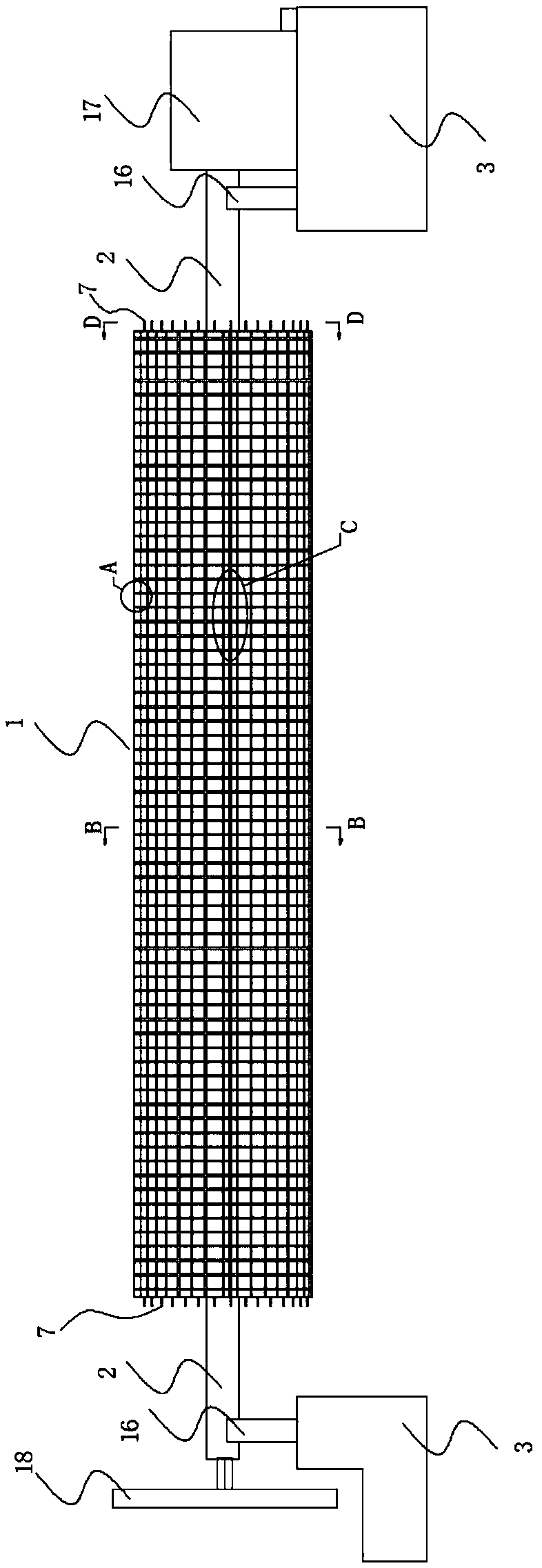 Glass-reinforced-plastic filter element framework and manufacture method thereof