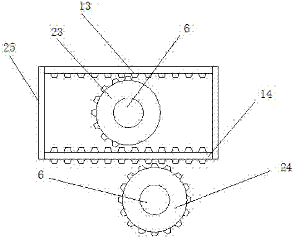 Sandstone smashing and grinding device for building engineering