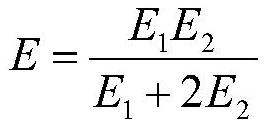 Calculation method of elastic modulus of buffer layer