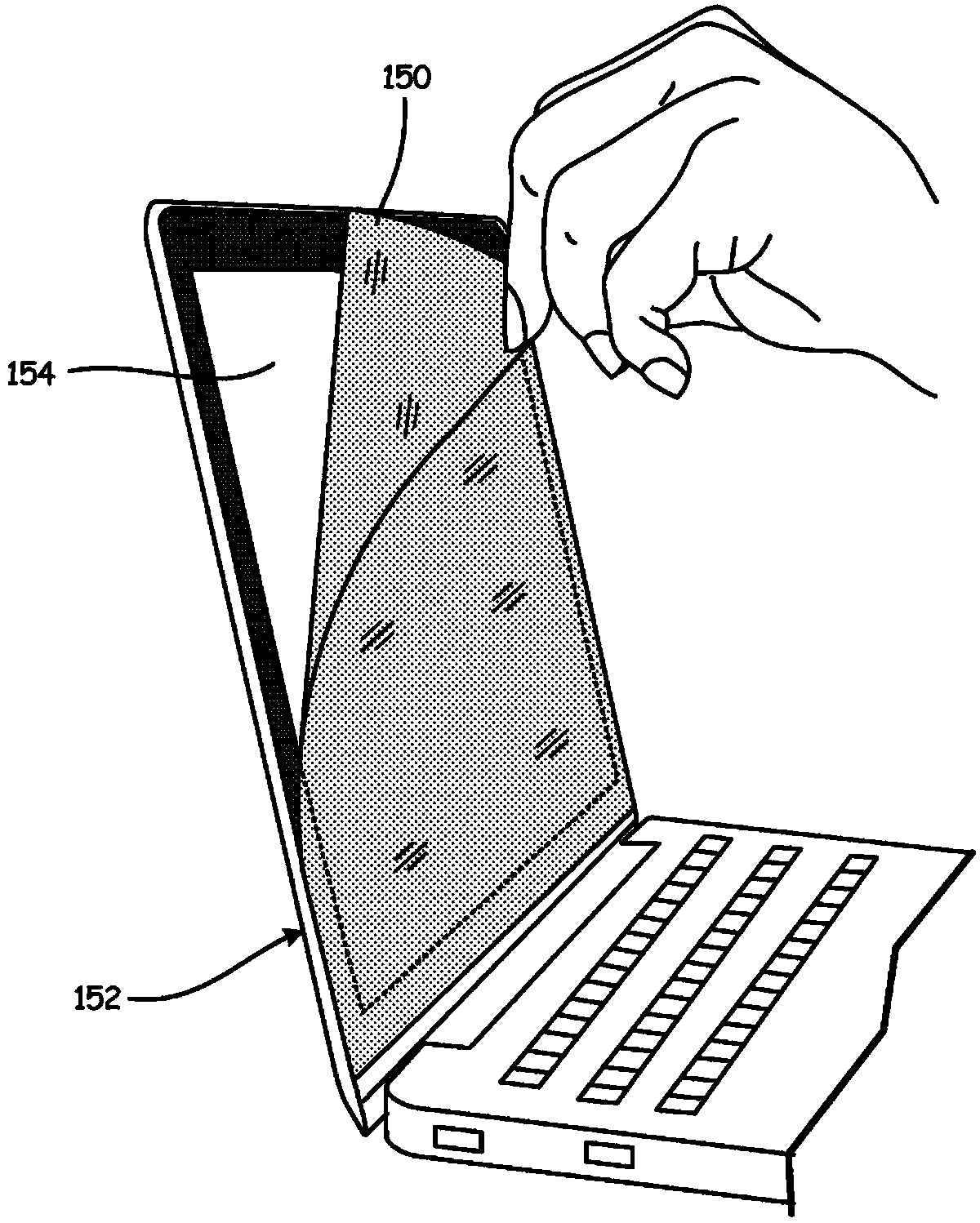 Light emission reducing compounds for electronic devices