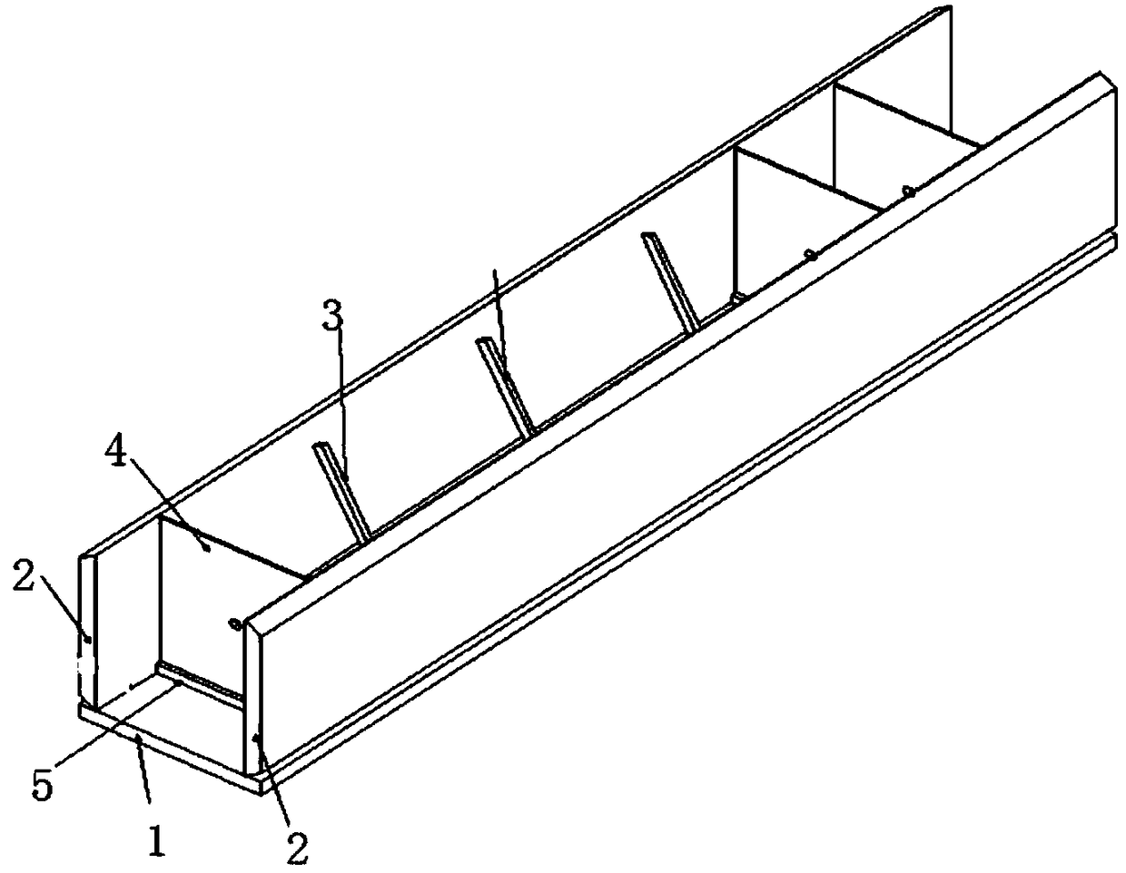 Casing structure preventing electric welding slag from overflow and processing method of casing structure