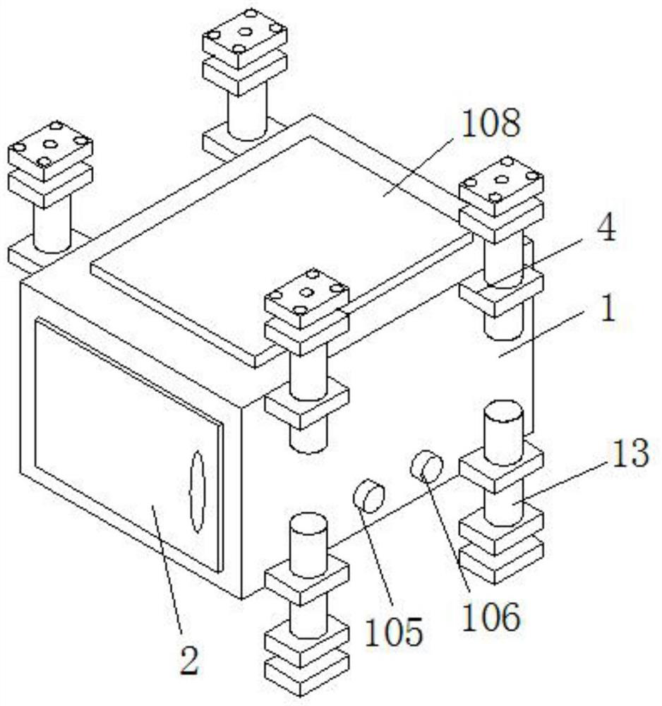 Computer hard disk rack