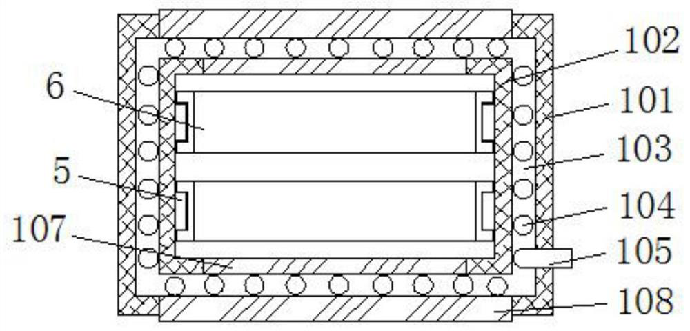 Computer hard disk rack