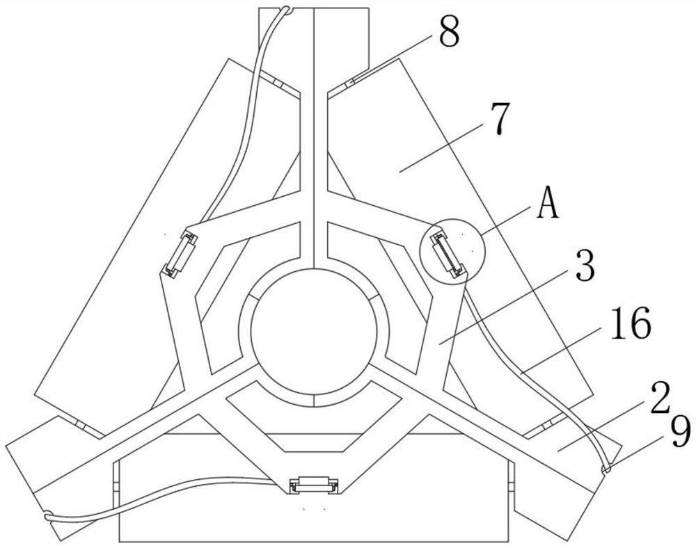 5G base station installing support structure