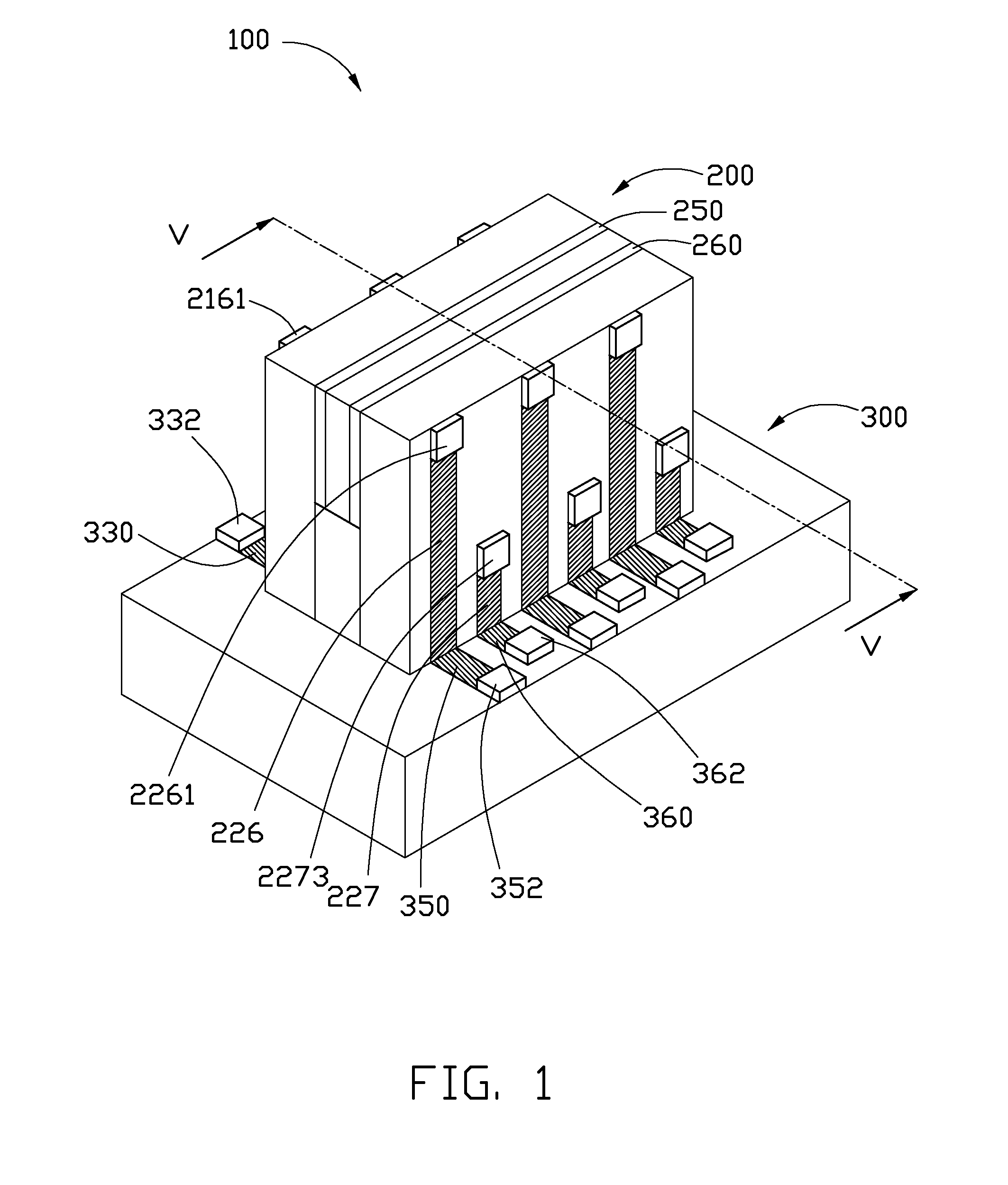 Micro electromechanical system connector and method for manufacturing same