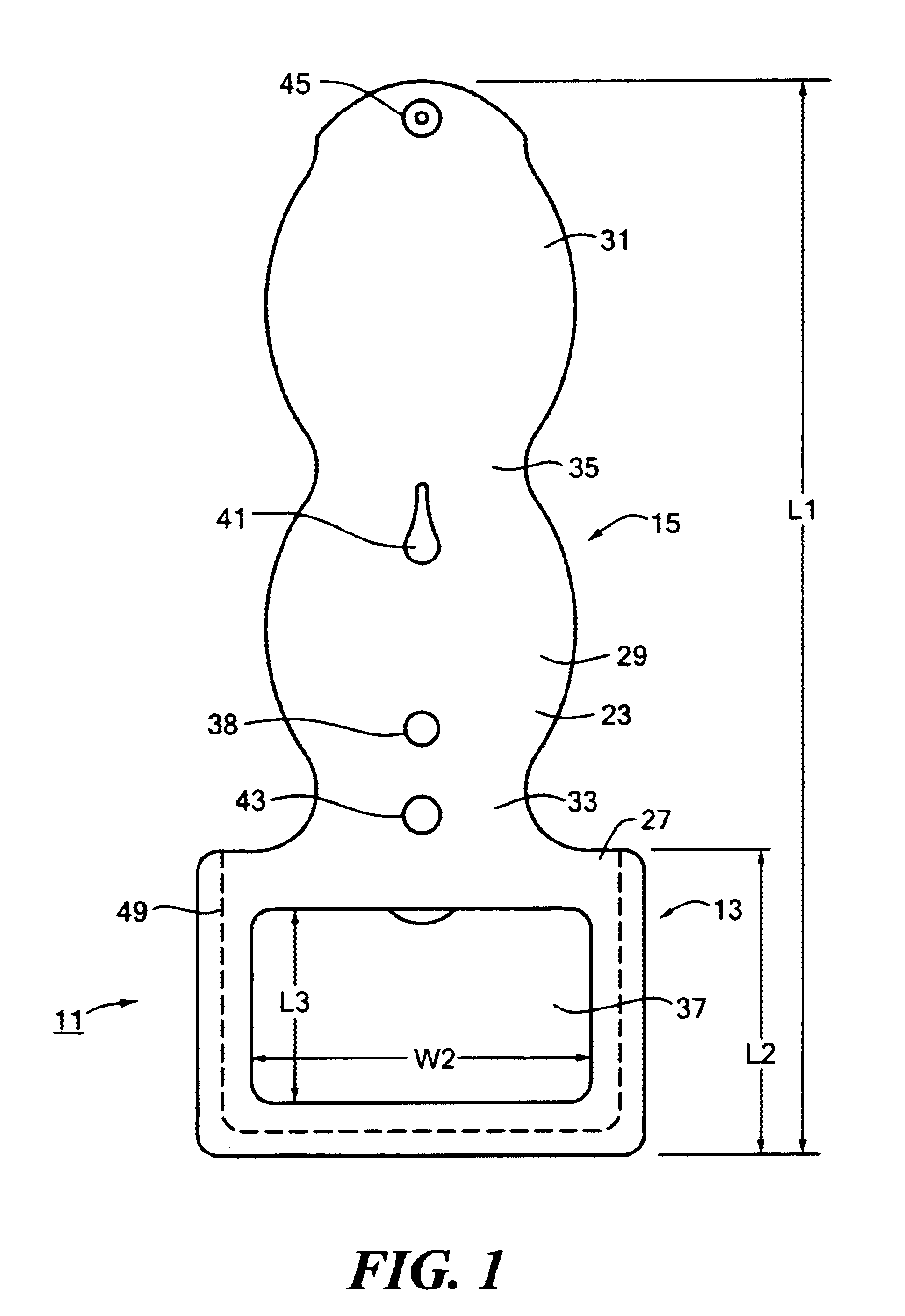 Device for holding a badge and an identification card