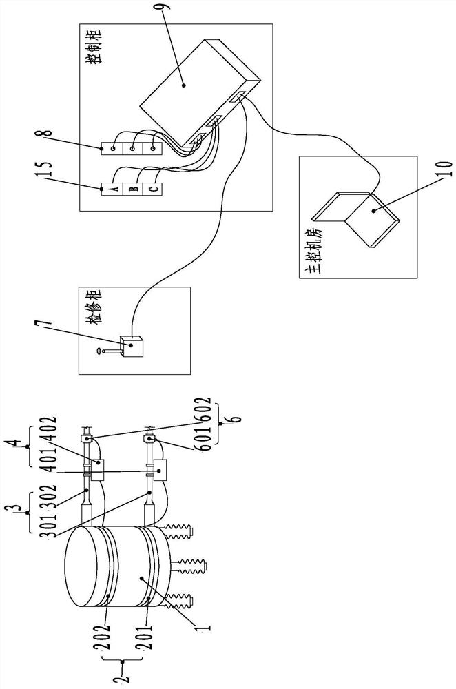 On-line monitoring device for turn-to-turn insulation of dry-type reactor