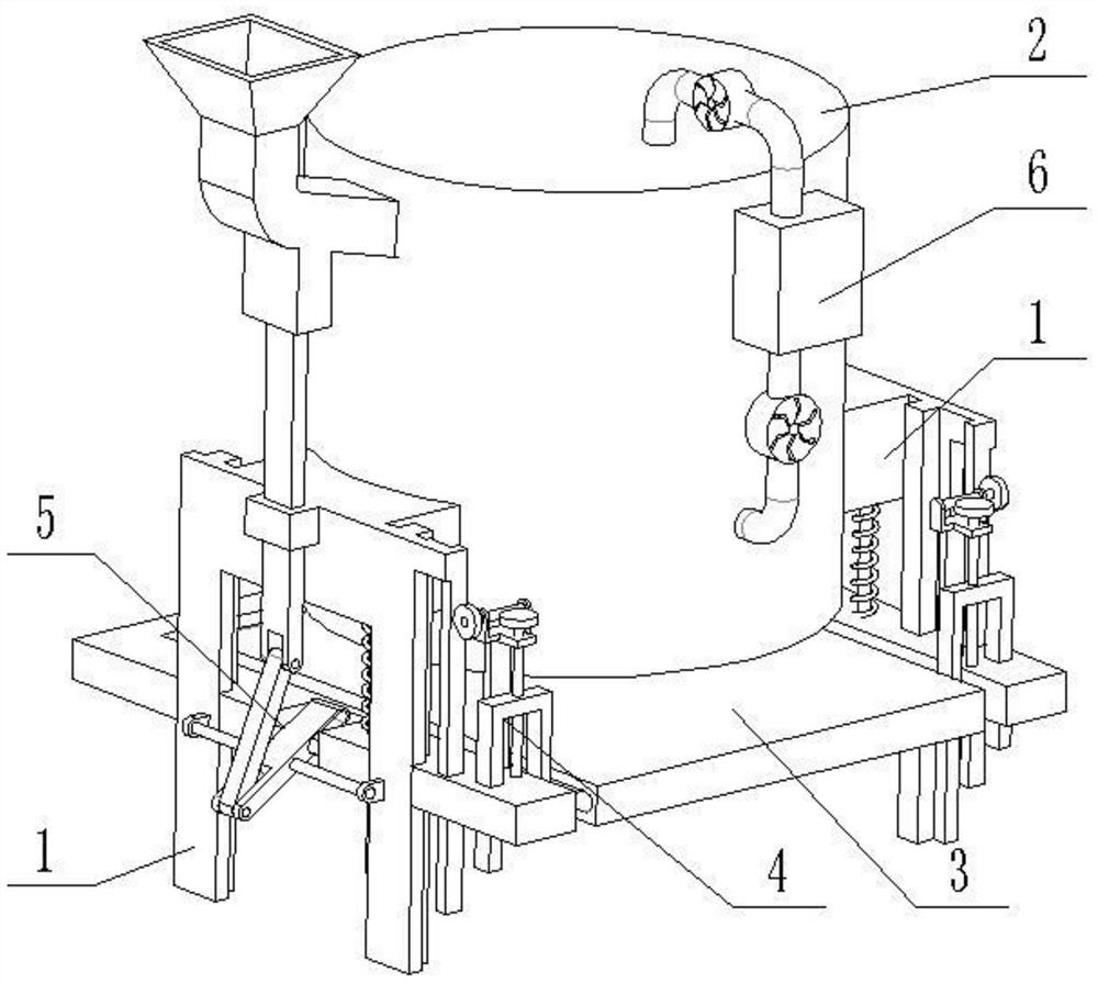 An energy-saving and environment-friendly lime kiln for flue gas reuse