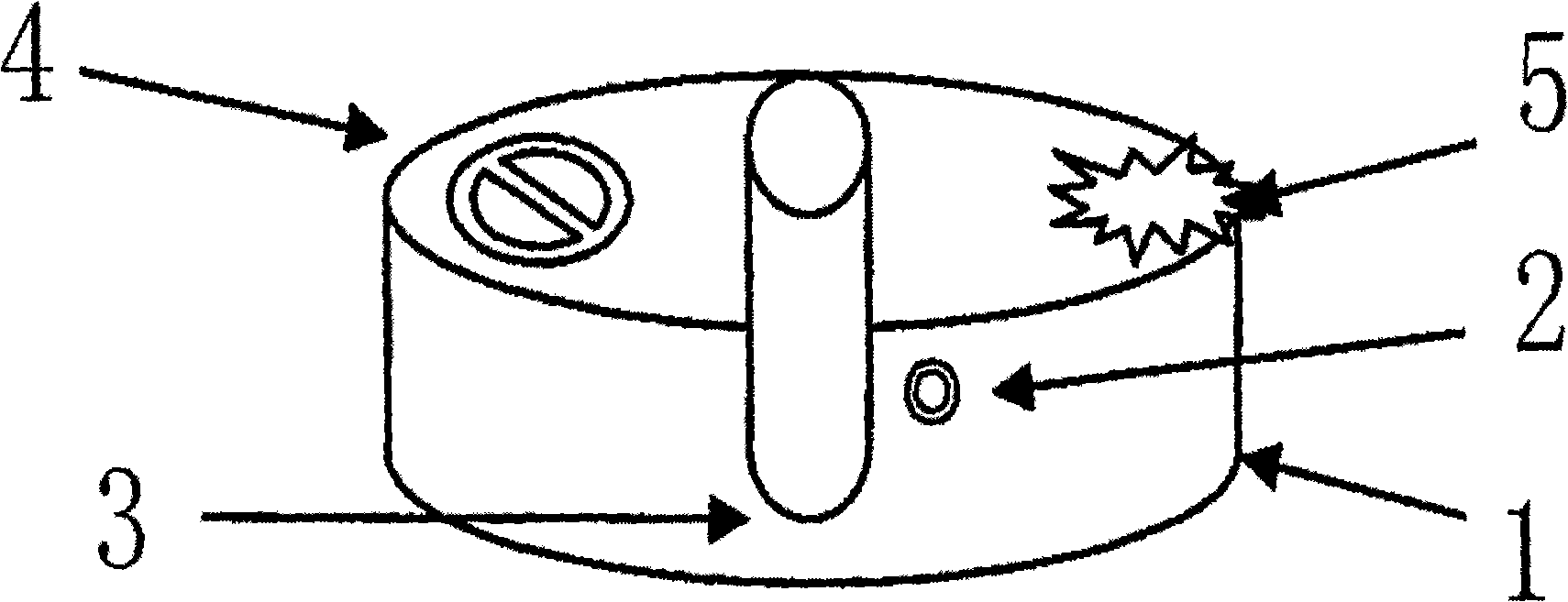 Writing distance and time prompting device