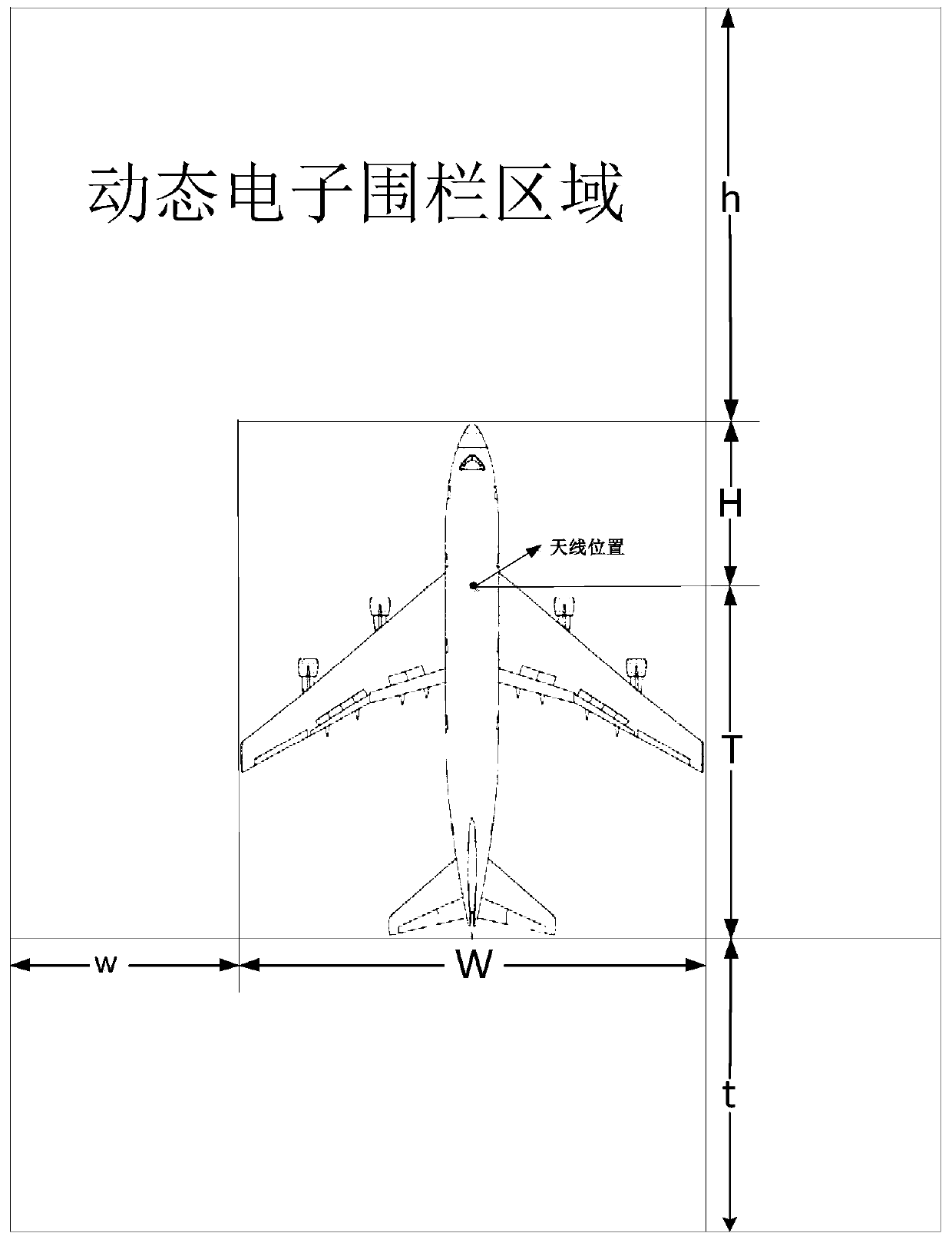 Airport scene monitoring system with dynamic virtual electronic fence