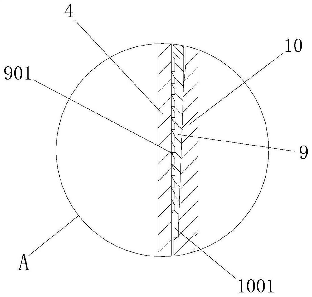 Coiled tubing suspension device, coiled tubing wellhead mandrel type suspension structure and method