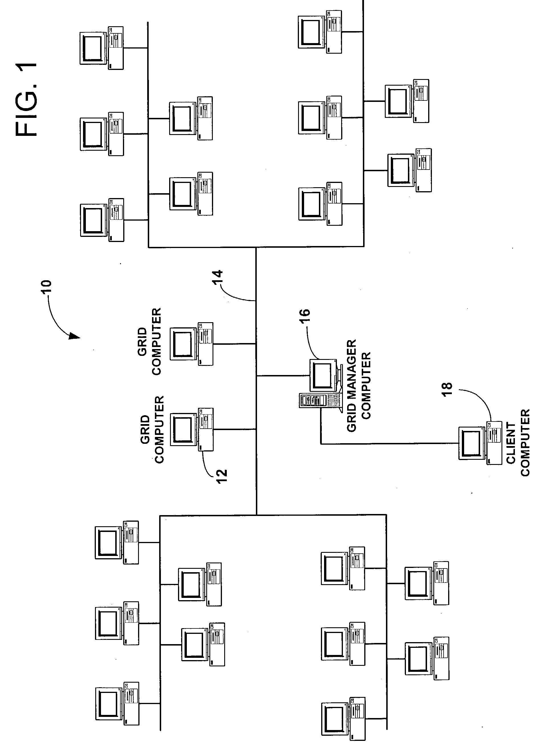 System for assigning and monitoring grid jobs on a computing grid