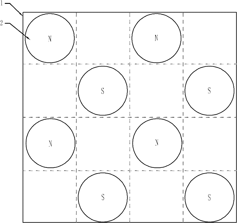 Magnetic suspension planar motor with superconductor excitation structure