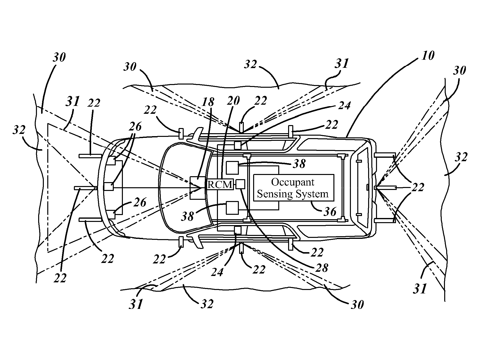 Method for Operating a Pre-Crash Sensing System to Deploy Airbags Using Inflation Control