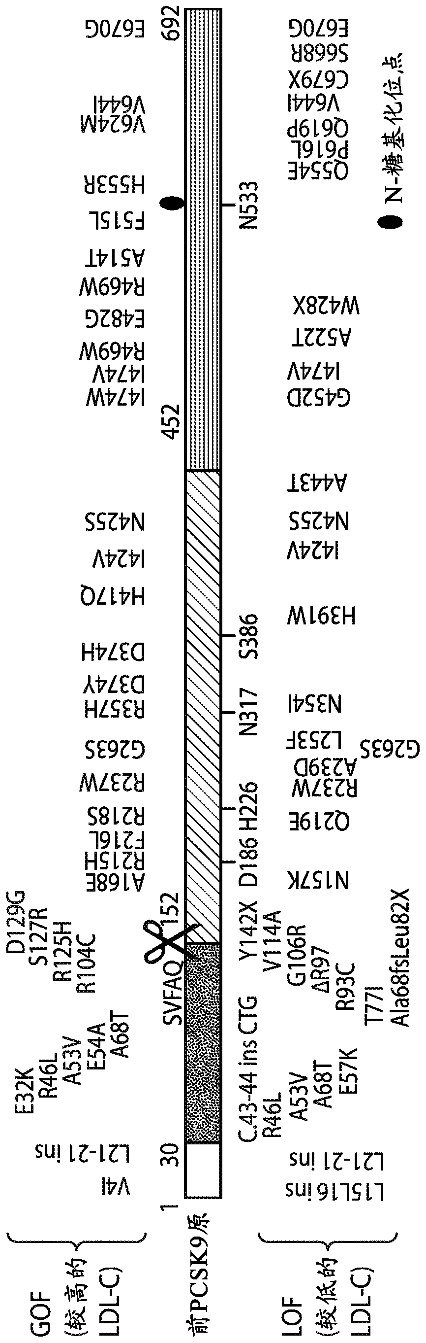 Gene editing of pcsk9