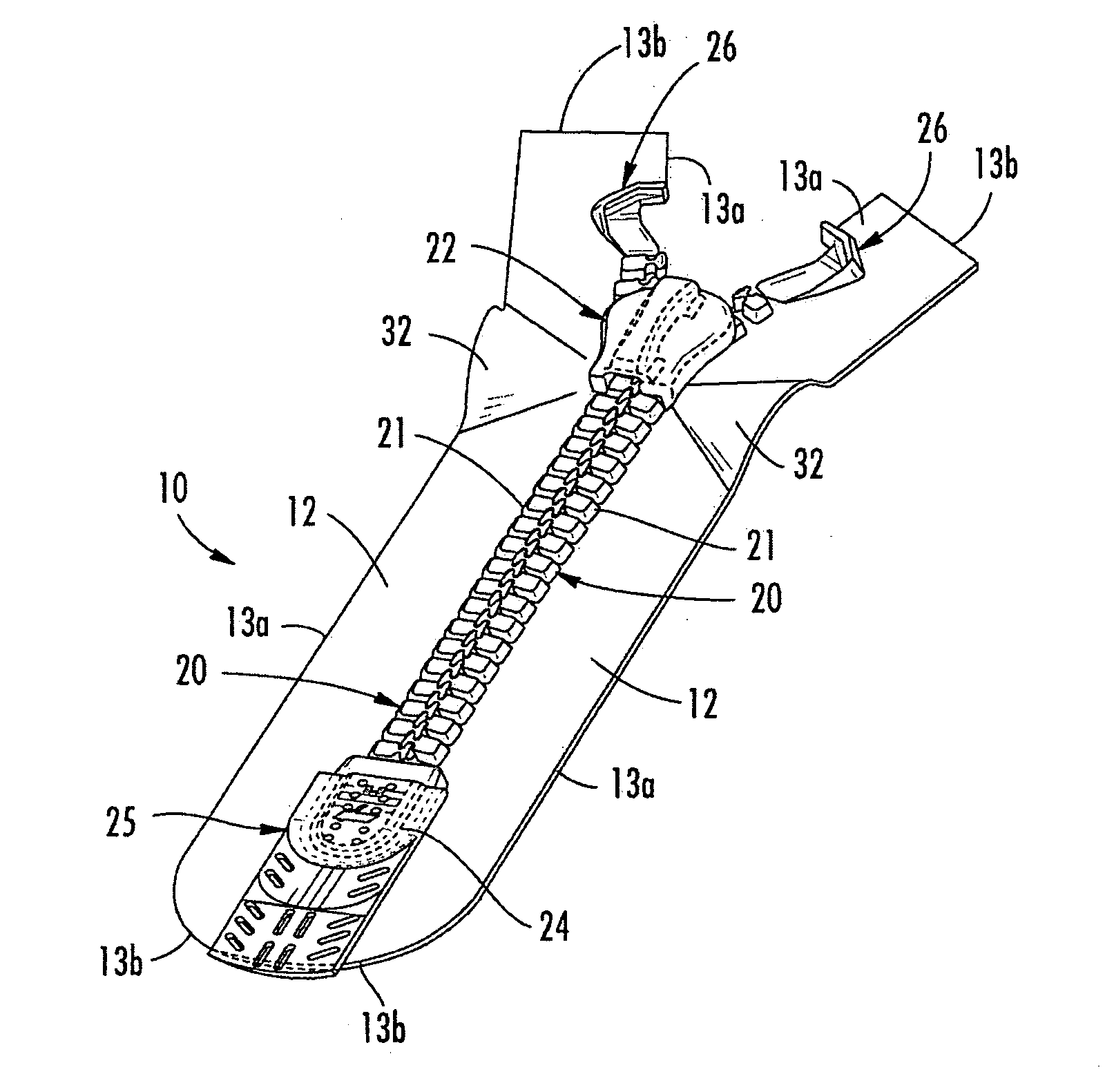 Fluidtight Slide Fastener