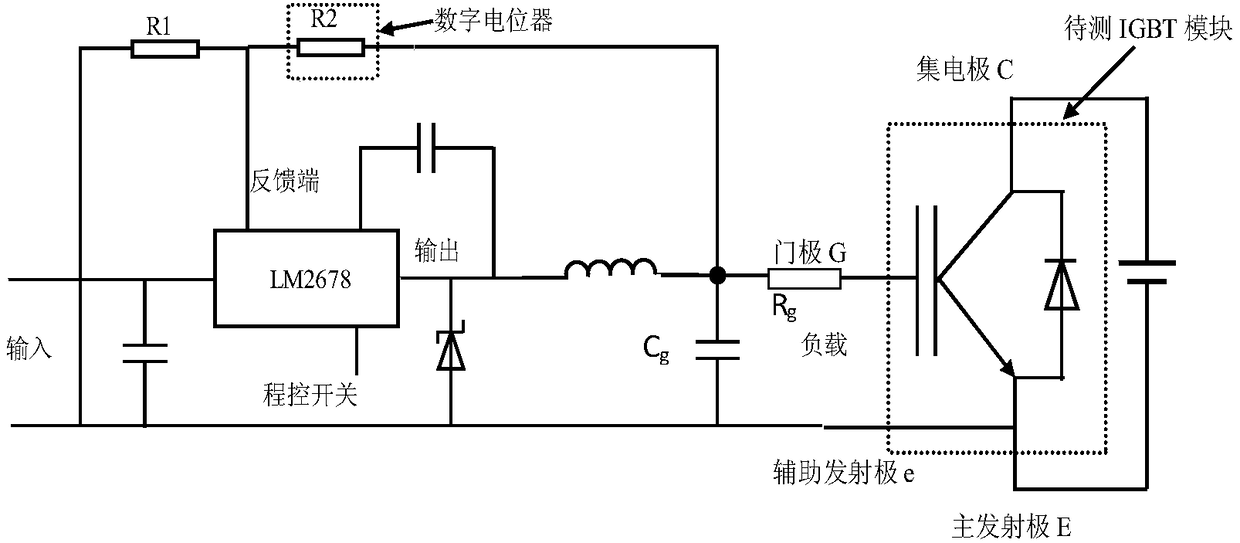 igbt aging state monitoring method and device