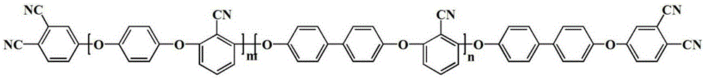 Crosslinkable polyaryl ether nitrile/ferroferric oxide hybridized magnetic material and manufacturing method thereof