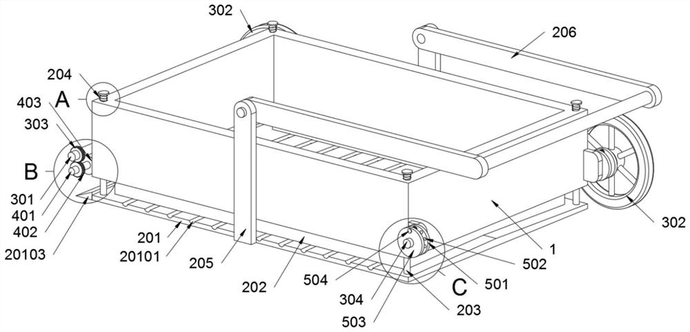 Body-attachment-free movable roller ball picker