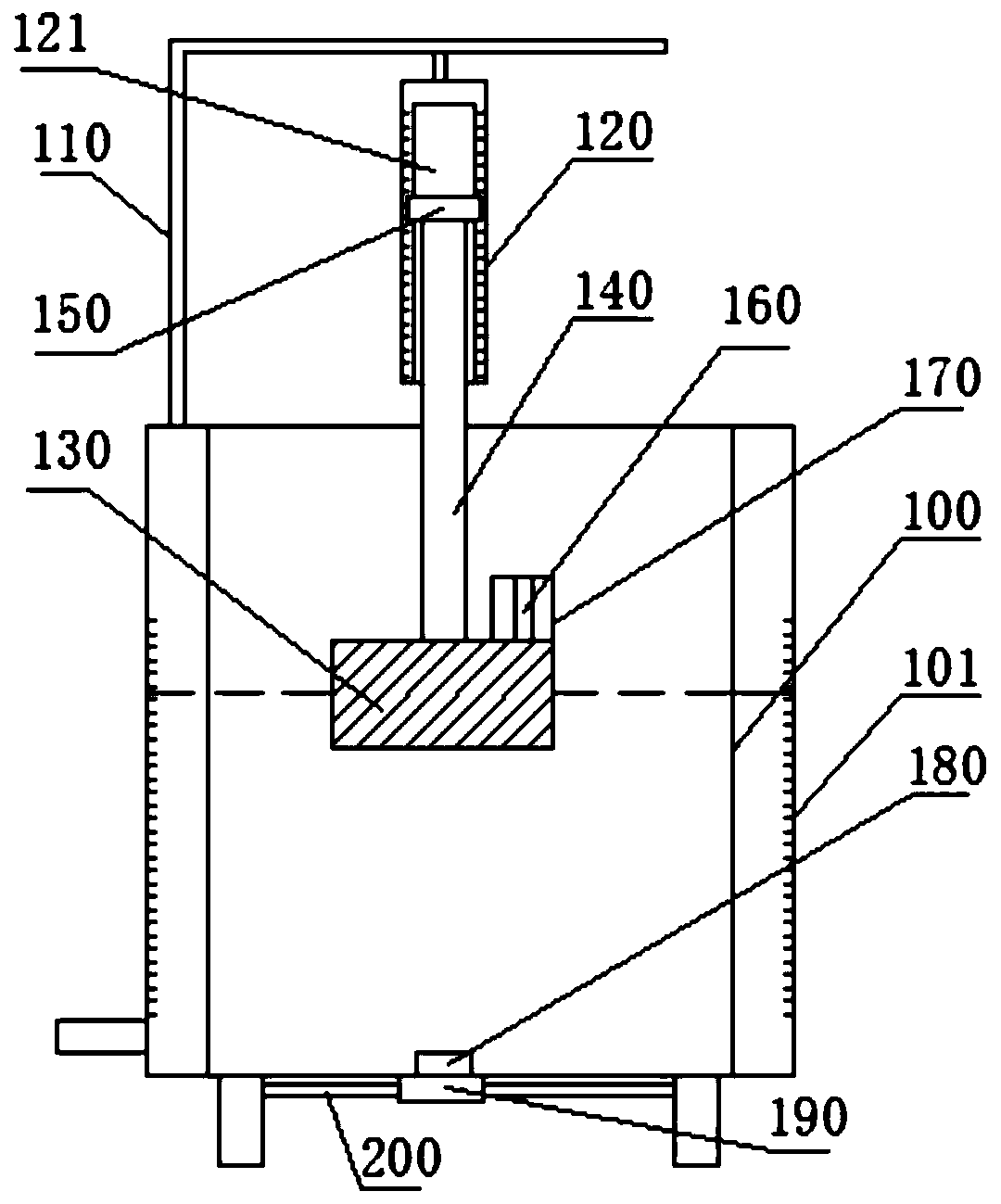 Buoyancy demonstration device for physics teaching