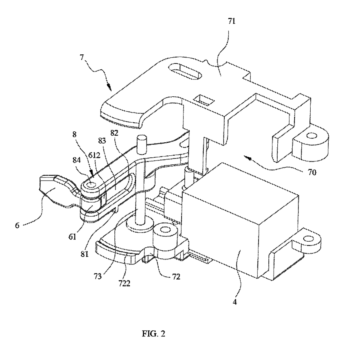 Baffle plate mechanism for a hair curler