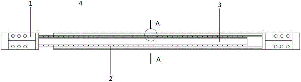Buckling induction support of casing with inducing unit of groove type