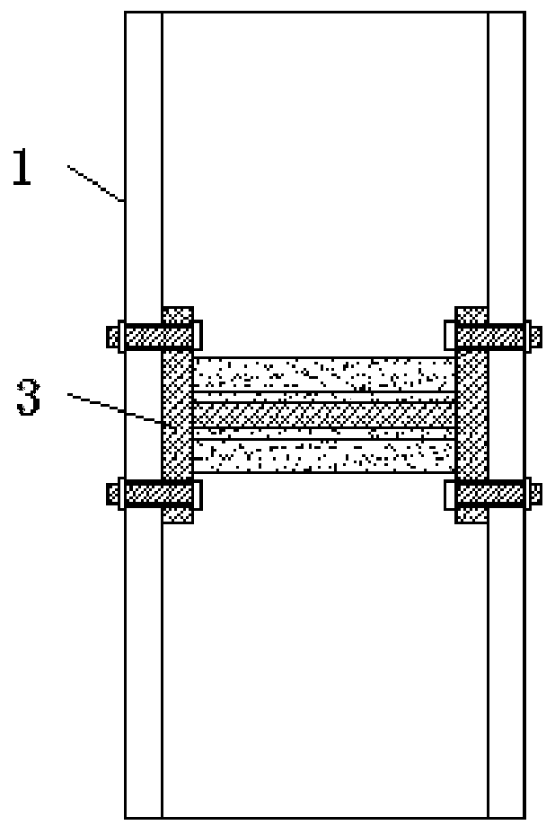 H-shaped stand column and cross beam integrated curtain wall structure