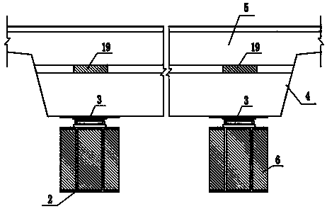 Replacement structure of existing bracket of cantilever beam bridge and construction method