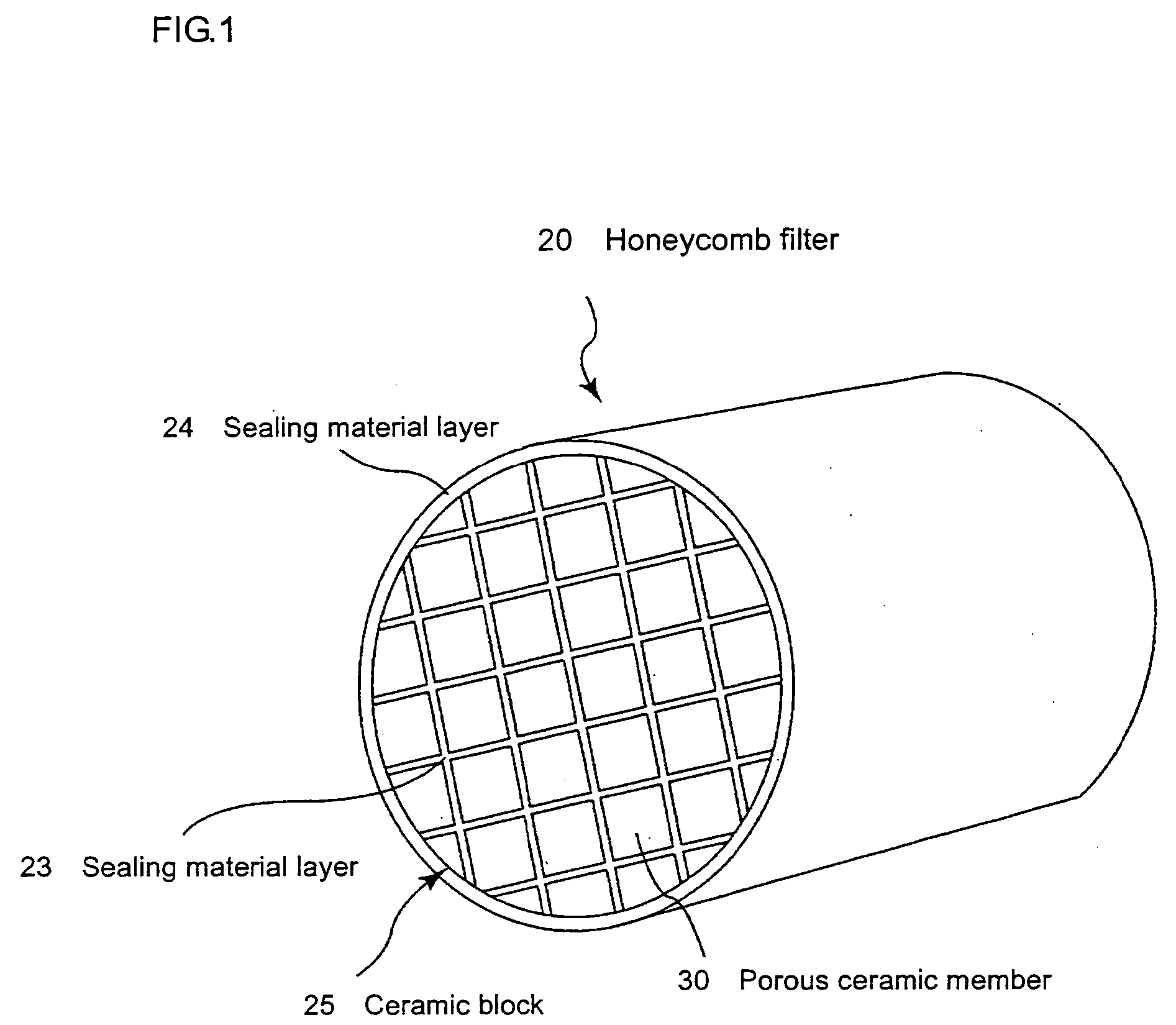Ceramic honeycomb structure