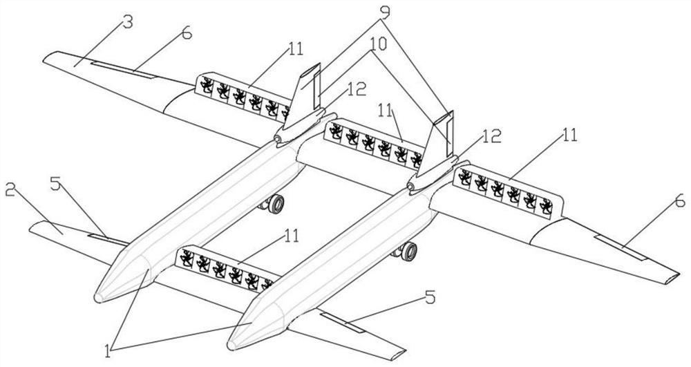 A short-range take-off and landing UAV using distributed ducted power