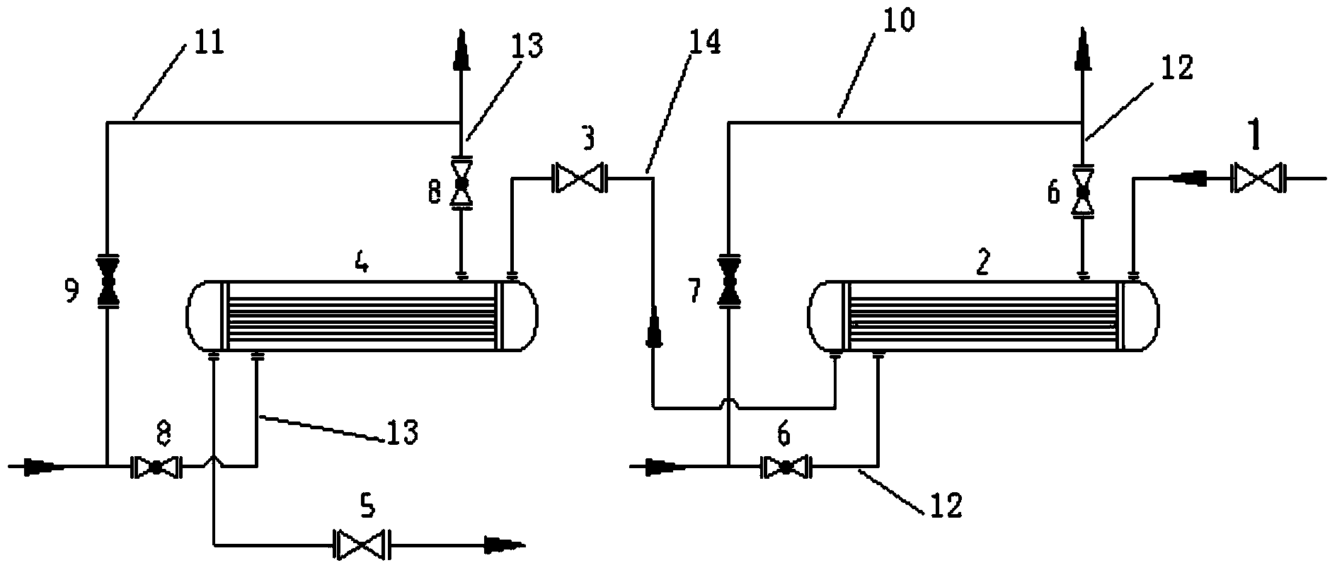 System for heating natural gas through gradient utilization of water supplied at medium pressure from waste heat boiler of gas turbine power plant