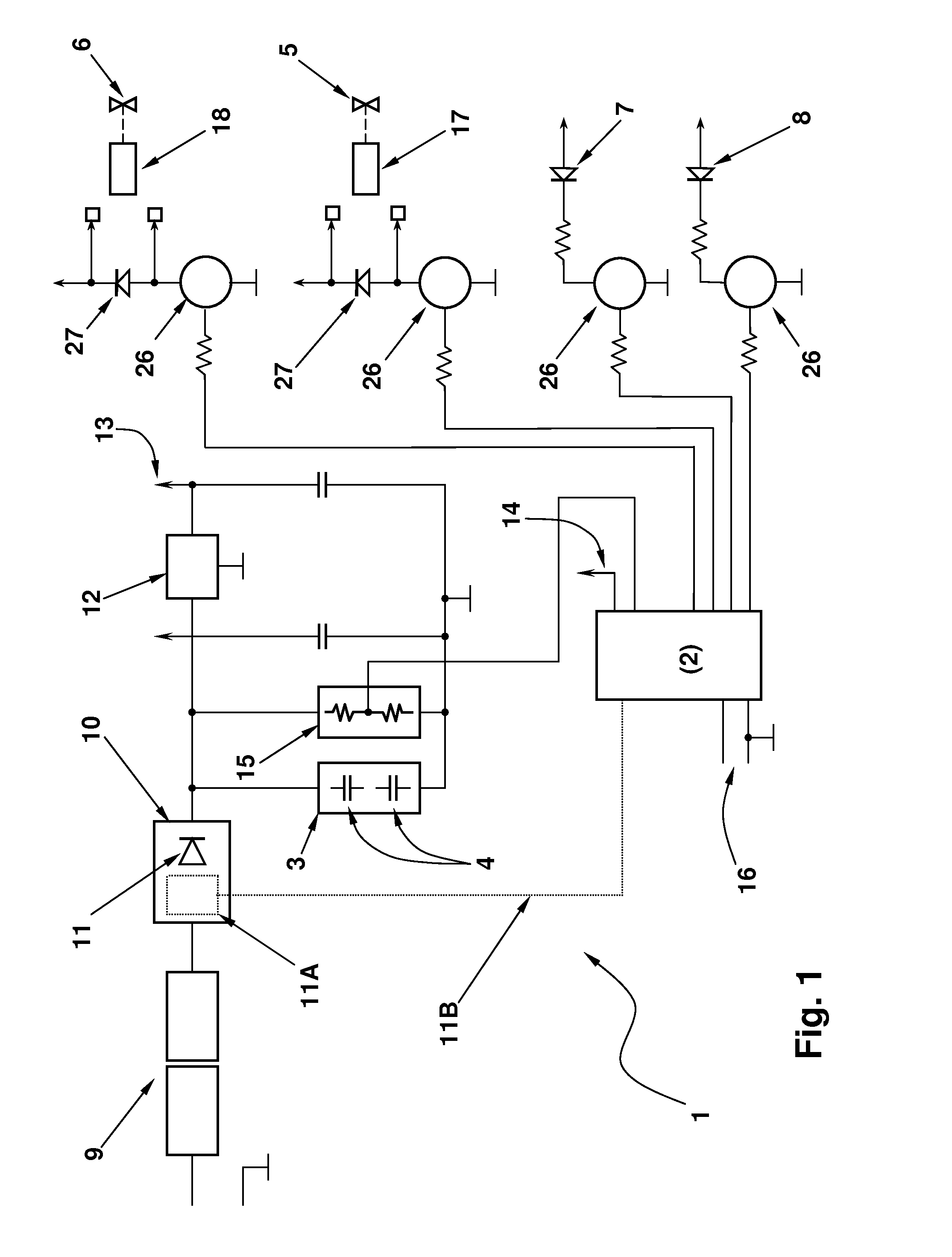 Power supply equipment for fuel dispensing nozzle