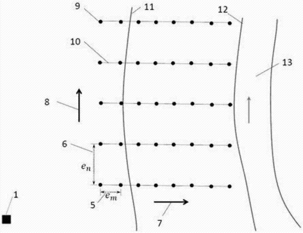 Method for monitoring erosion amount and erosion rate of bank slope