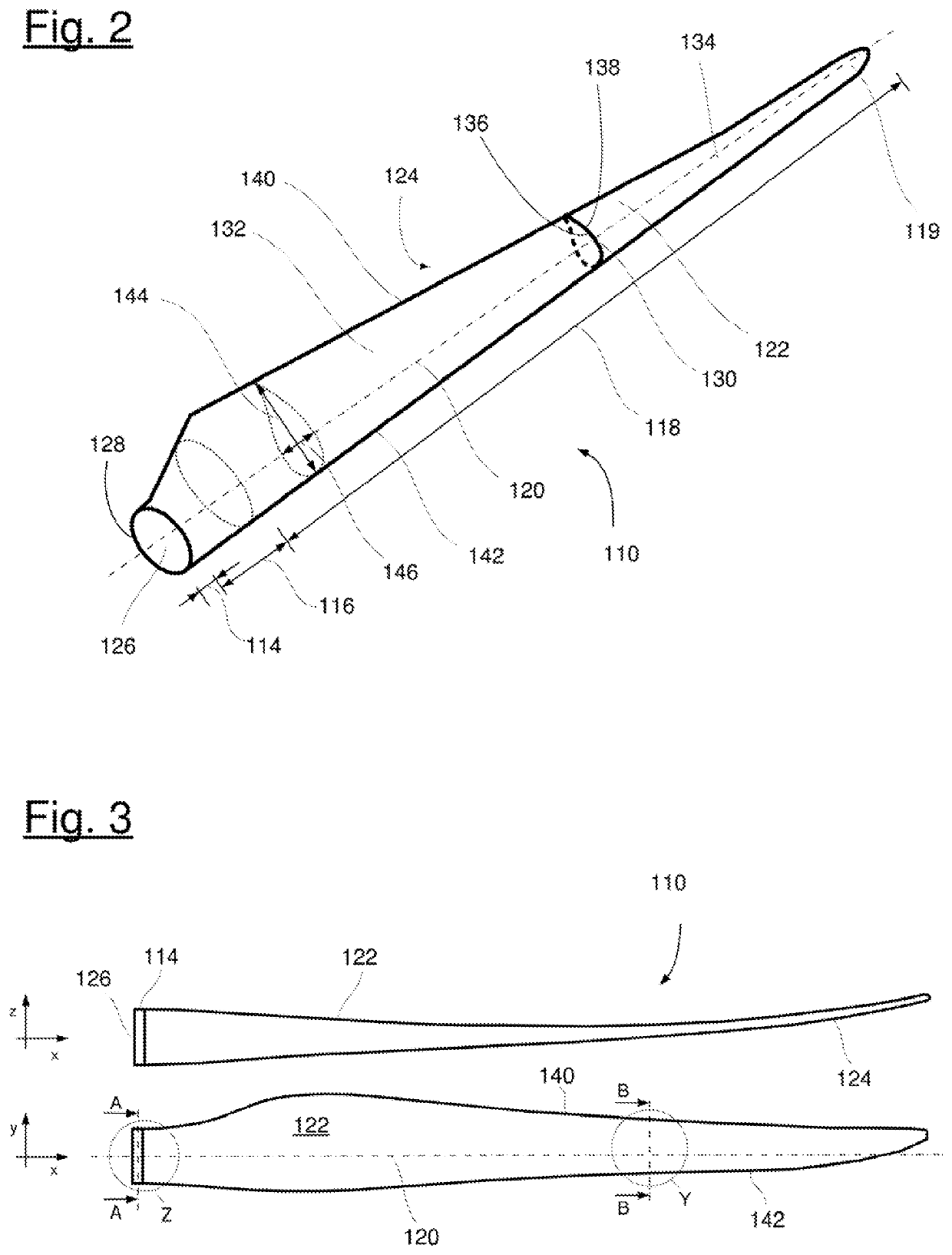 Partitioned rotor blade of a wind turbine, and rotor blade segment