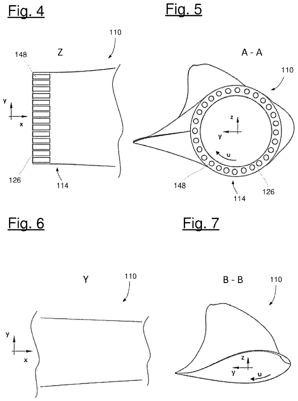 Partitioned rotor blade of a wind turbine, and rotor blade segment