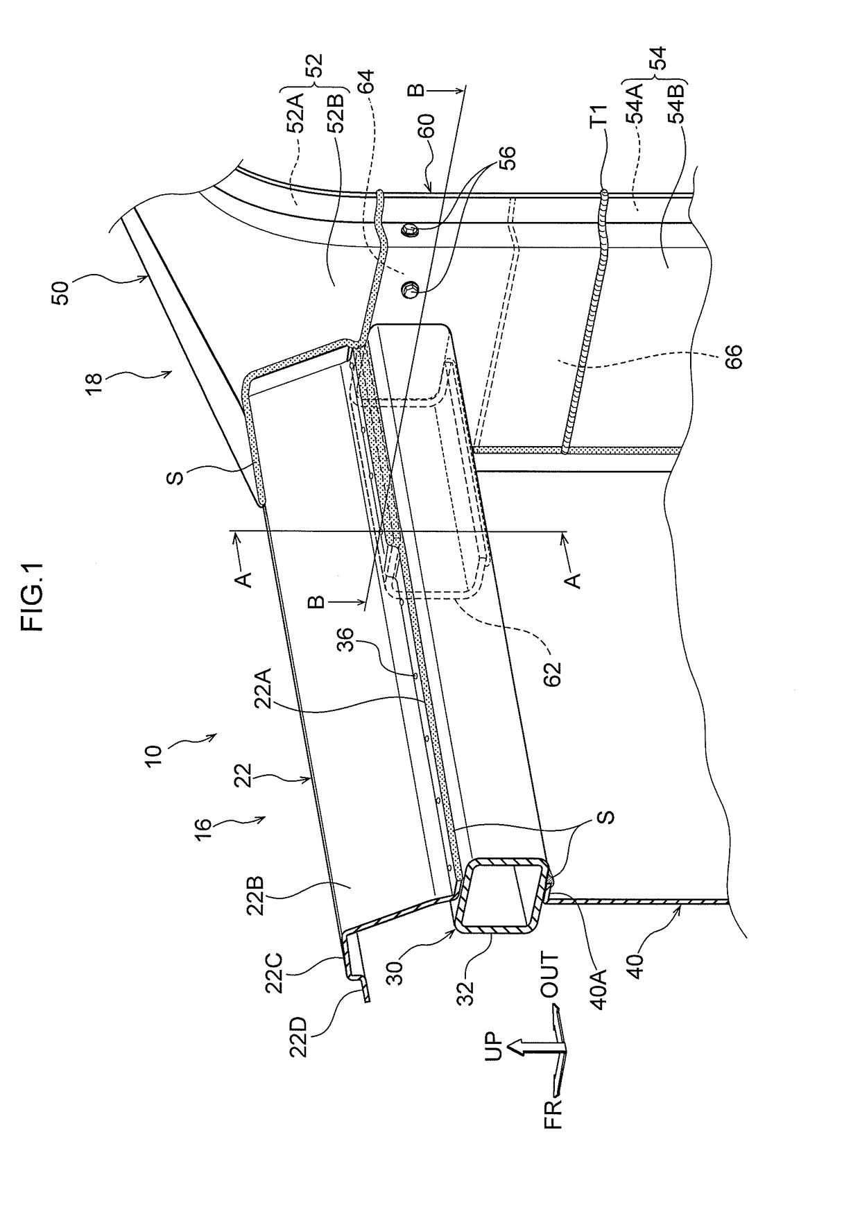 Pillar framework structure and vehicle body module structure