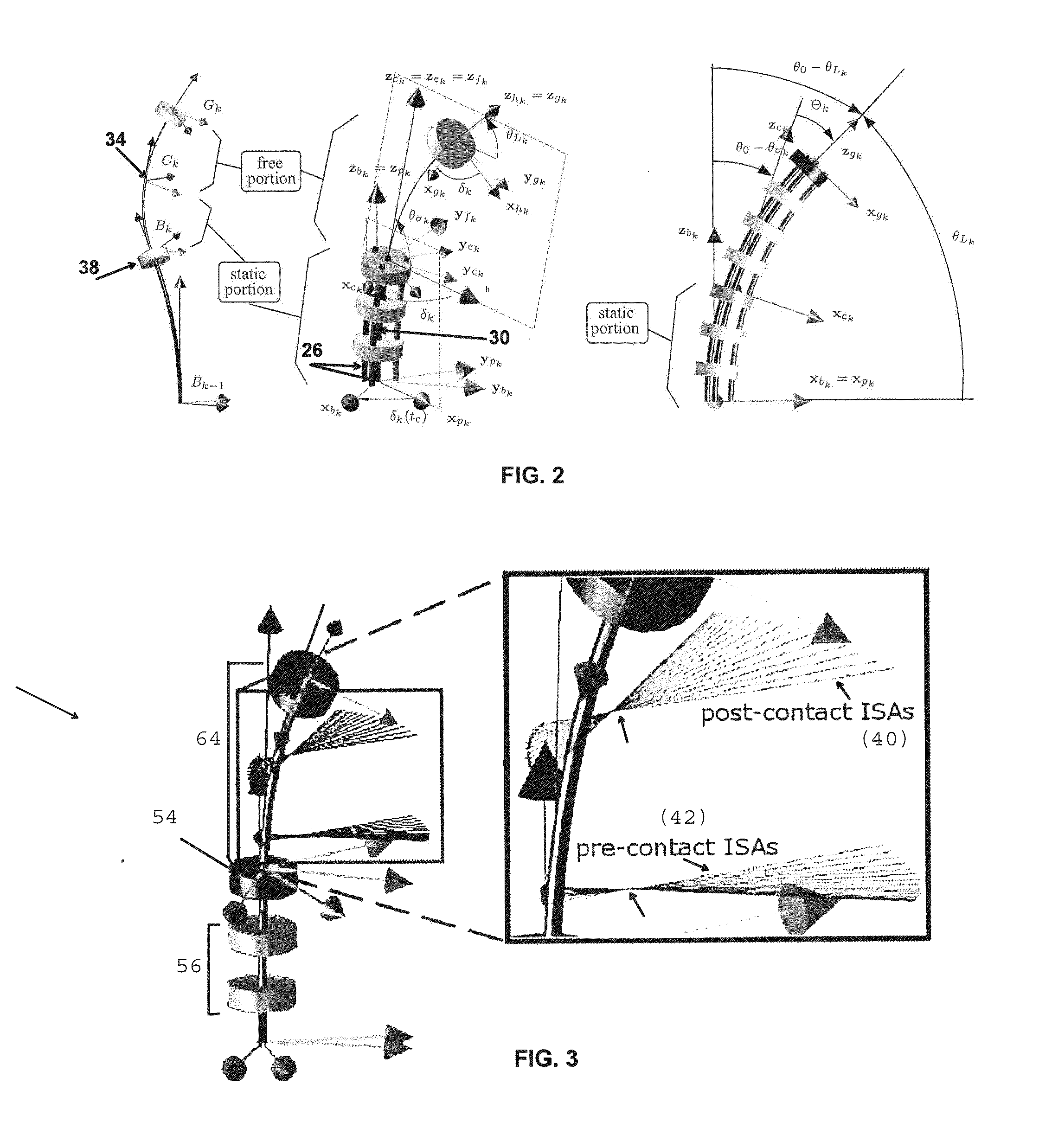 Method and system for contact detection and contact localization along continuum robots