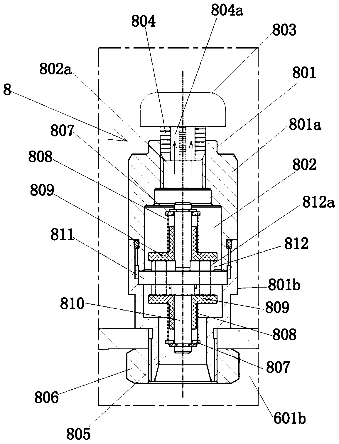 Gas pressure regulator anti-surge device