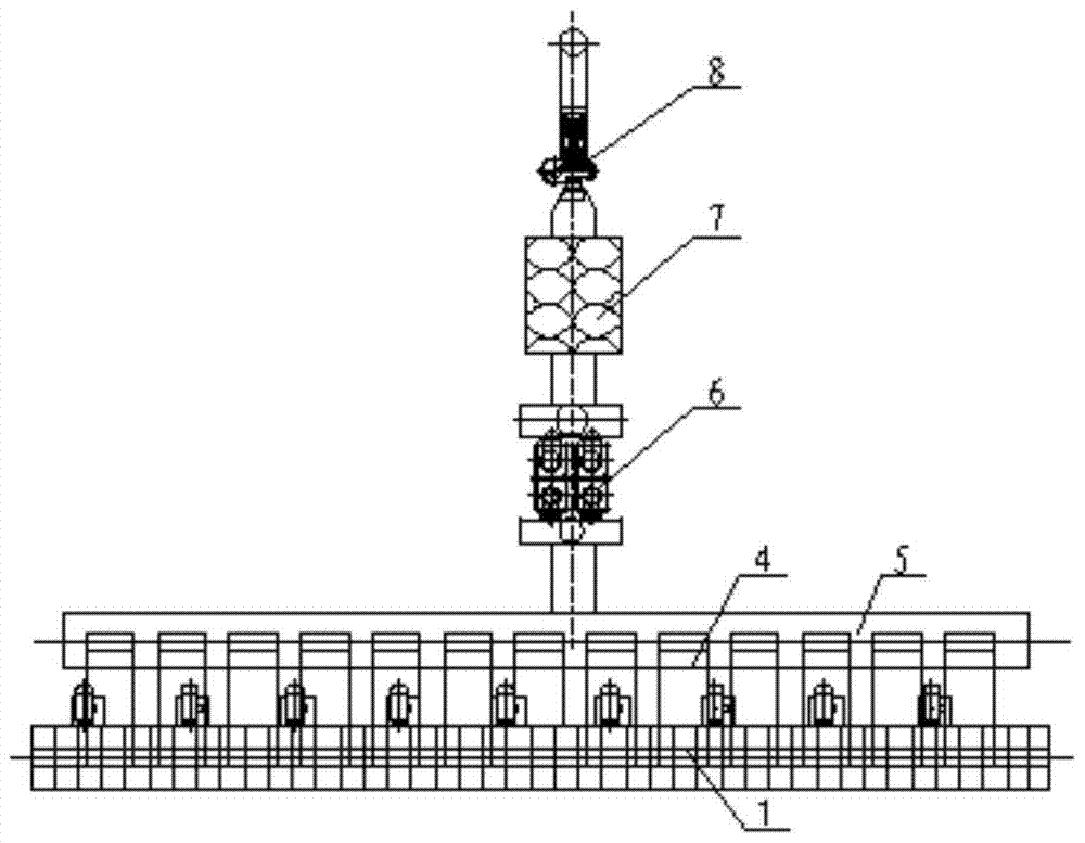 A wire control cooling device with online recovery function and its use method