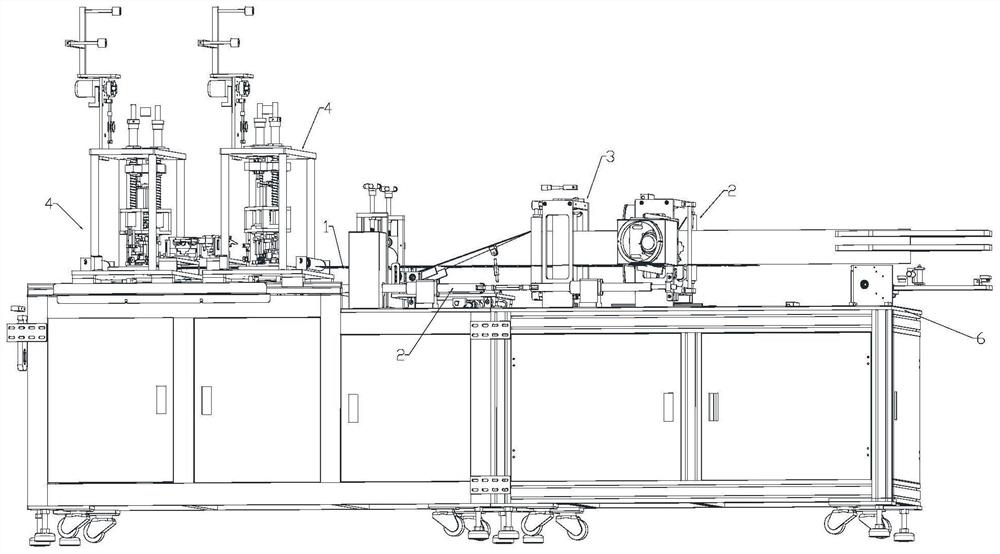 Linkage mechanism of mask machine and mask machine with linkage mechanism