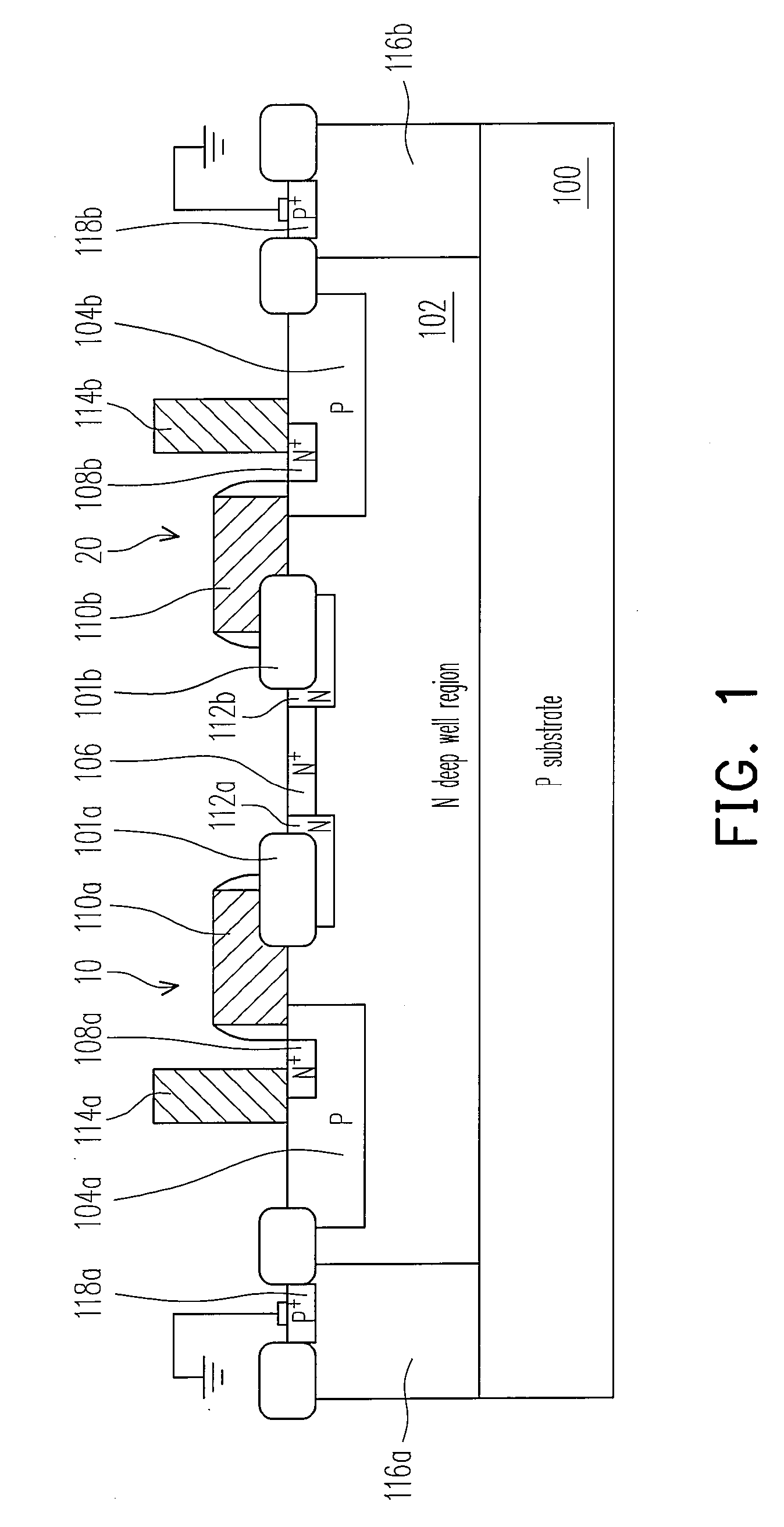 Ldmos device for ESD protection circuit