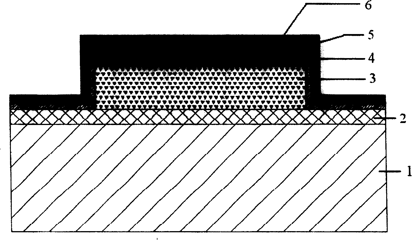 Method for making array micro-table-board of idium-gallium-arsenium coke plane detector