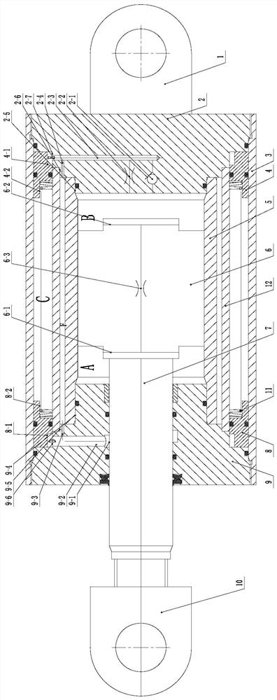 Hydraulic damper with external leakage preventing function